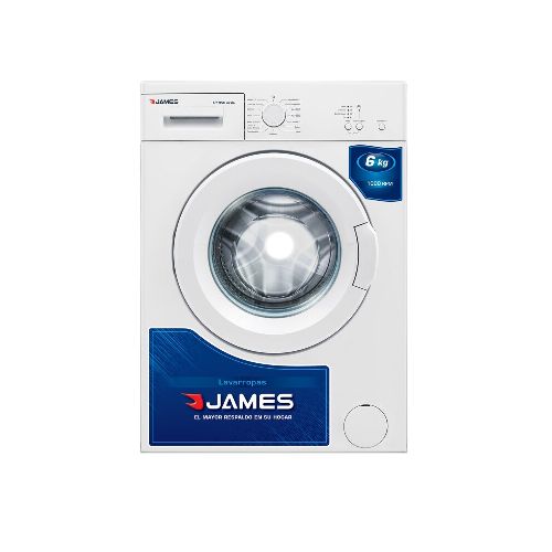 Lavarropas James Lr 1006 G4 6 Kg Carga Frontal