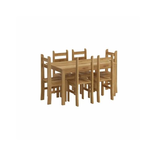 Juego Comedor 6 Sillas Lucia Natural