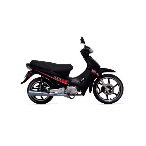 Moto Yumbo Cub Max110 F Llanta De Aleacion - Negro