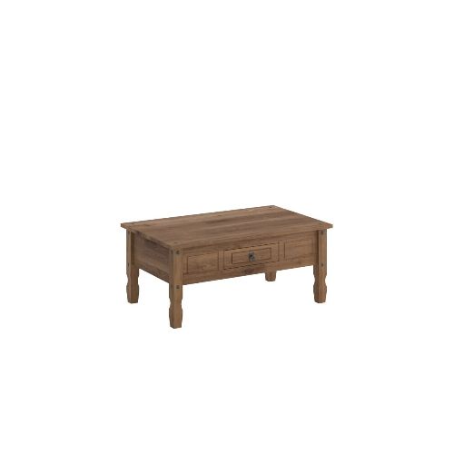 Mesa De Living Rustica Nogal Grande 020n