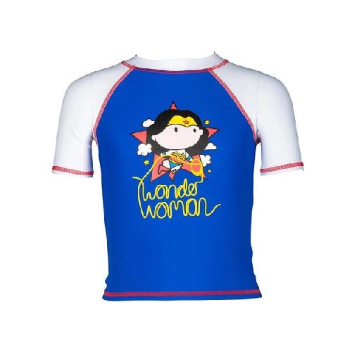 Lycra Remera De Manga Corta Con Protección UV Para Niña Arena Wonder Woman Kids UV Short Sleeve Tee