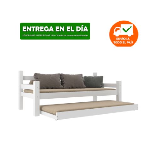 Cama marinera en madera maciza