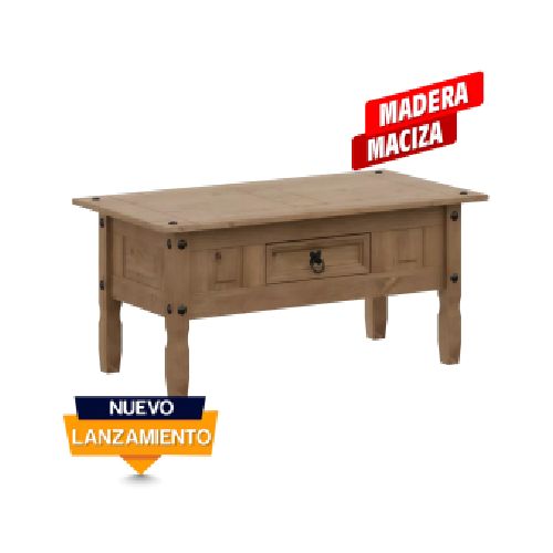 Mesa de living madera maciza - Línea Mexicana