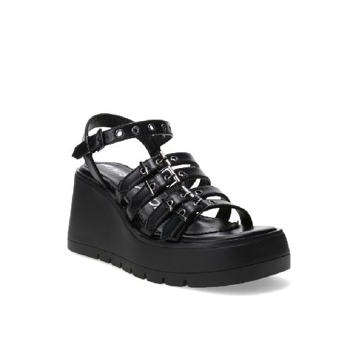 Sandalia LAGOON con hebillas MissCarol - Black