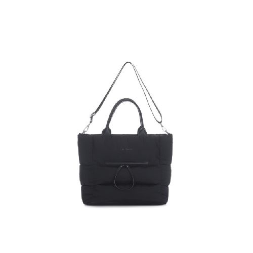 Cartera C/Aplique Las Oreiro - Negro