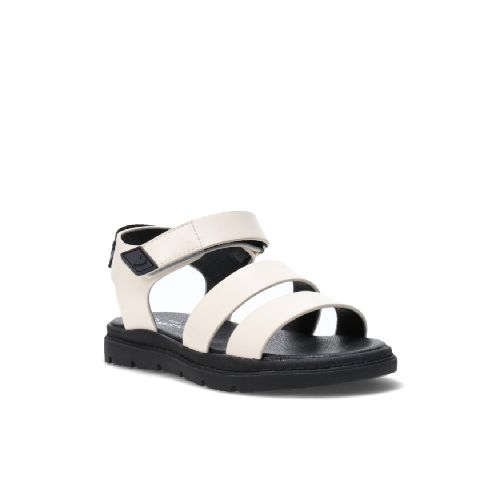 Sandalia HAMILTON con velcro MINI MissCarol - Offwhite