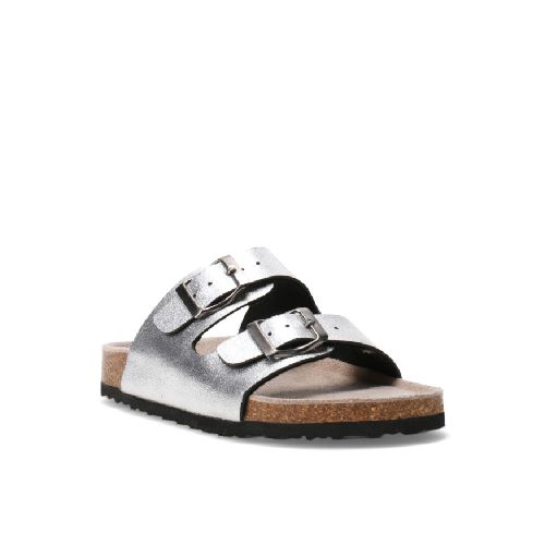 Sandalia RILEY descalza con hebillas MINI MissCarol - Silver