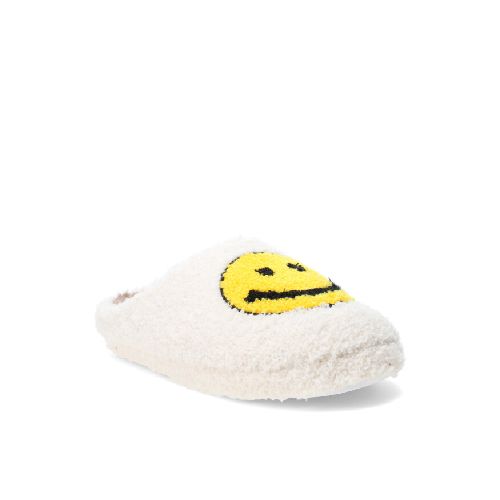 Pantufla carita feliz MissCarol - White/Yellow