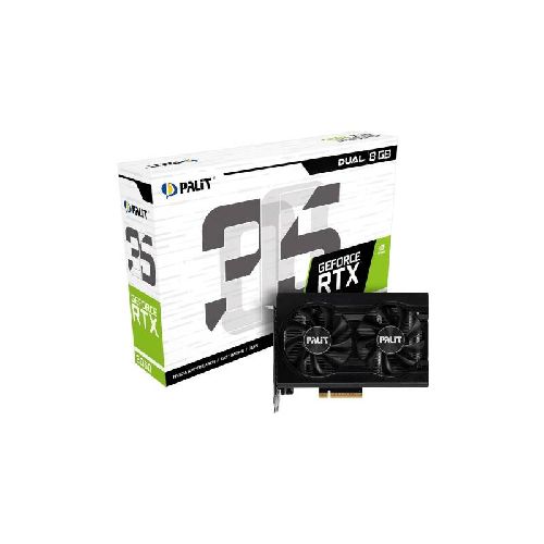 Tarjeta De Video Palit Rtx 3050 8Gb Ddr6 Hdmi Dvi Dp Nvidia GeForce Pci-e 4.0 128bits DirectX OpenGL