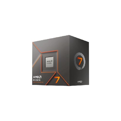 Procesador Cpu AMD Ryzen 7 8700F 8 Nucleos De 4.1 Hasta 5.0Ghz AM5 Video Amd Radeon Box