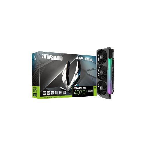 Tarjeta De Video ZOTAC Rtx 4070Ti 16Gb Super AMP Holo GDdr6x Hdmi Dp Nvidia GeForce Pci-e 4.0 256bits DirectX OpenGL