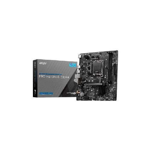 Motherboard MSI Pro H610M-S LGA1700 Intel Core Ddr4 Hdmi Usb 2.0