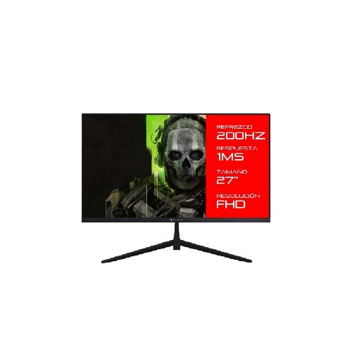 Monitor Gamer PERSEO 27 Hermes 200hz 1ms Panel Va Fhd 1080p FreeSync Hdmi Dp Compatible Con Vesa 100x100 Parlantes