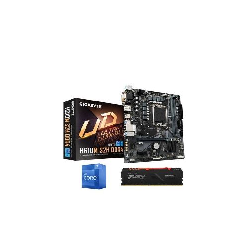 Kit Actualizacion Intel Core I7 12700 Ram 16Gb Ddr4 3200Mhz Rgb Motherboard h610