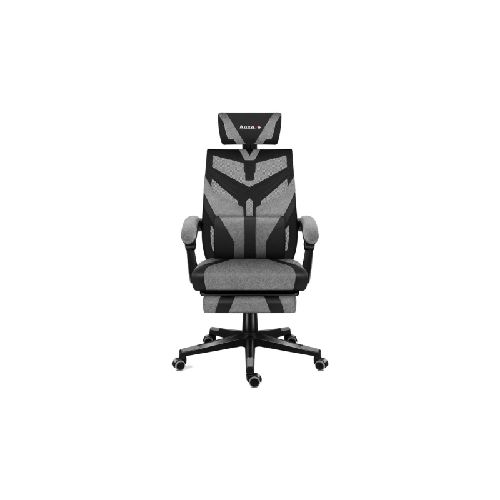 Silla Gamer HUZARO Hz-Combat 5.0 Air Mesh Malla de Nailon Hasta 140kg Regulable Reclinable Almohadon y Reposapies