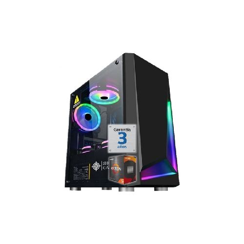 PC Gamer AMD Ryzen 5 5600GT RAM 32Gb Ddr4 Ssd Nvme 2Tb Video Rx Radeon 2Gb Hdmi Wifi Bt Windows 11 64bit