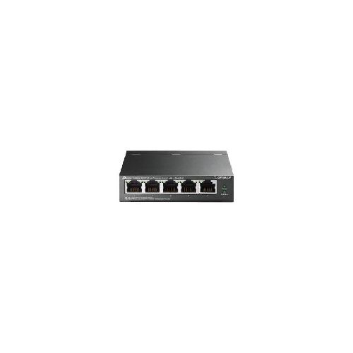 Switch Tplink Tl-Sf1005lp 5 Puertos Lan 4 Puertos POE Con Alimentacion HAsta 41w