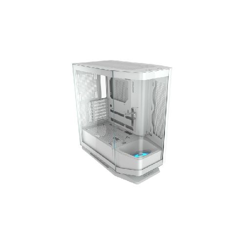 Gabinete Gamer COUGAR FV270 + 1 Fan 120mm Argb Mid Tower Usb 3.0 + Usb-C Lateral Vidrio Templado Blanco