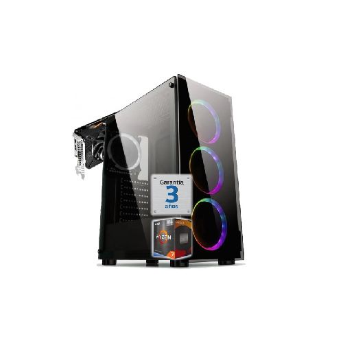 PC Gamer AMD Ryzen 7 5700X3D Video Rtx 3060 12Gb RAM 16Gb Ddr4 Ssd Nvme 1Tb Wifi Bluetooth Windows 11 64bit