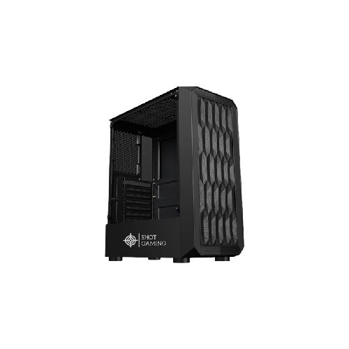 Gabinete Gamer Shot Gaming 8322 Atx Con Lateral De Vidrio Templado