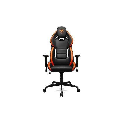 Silla Gamer Cougar Hotrod Orange Cuero Sintético Soporta Hasta 136Kg