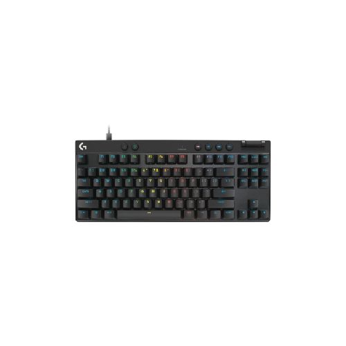 Teclado Gamer LOGITECH Pro X Tkl Rapid Inalambrico Mecanico Switch Negro