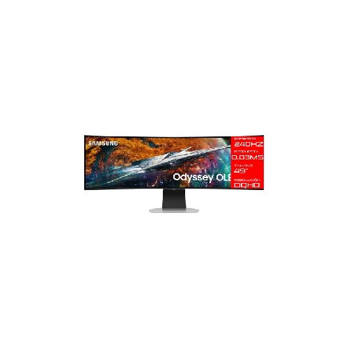 Monitor Gamer Curvo SAMSUNG Odyssey 49 G9 G95SC 240Hz 0.03Ms DQHD 1440p Panel Oled GSync Hdmi Dp Compatible Vesa 100x100