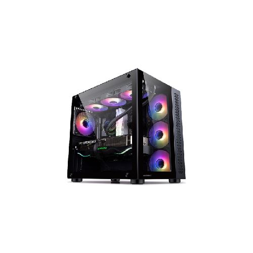 Gabinete Gamer Golden Field Seaview M360 + 7 Fanes 120mm Argb