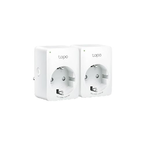 Enchufe Inteligente Tplink Tapo P100 X2 Wifi Carga 2300w 10a Android iOS Control Con Google Assistant Amazon Alexa