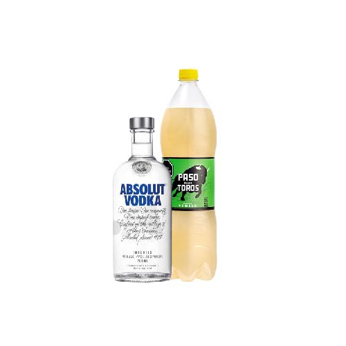 Vodka Absolut 750ml +PDT Pomelo 2lt Regular o Light