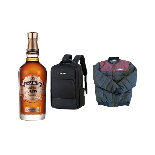 Chivas Ultis XX 750 ml + Mochila Chivas + Campera Chivas