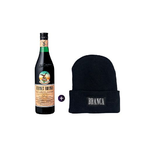 Fernet 750ml + Gorro de Lana Branca