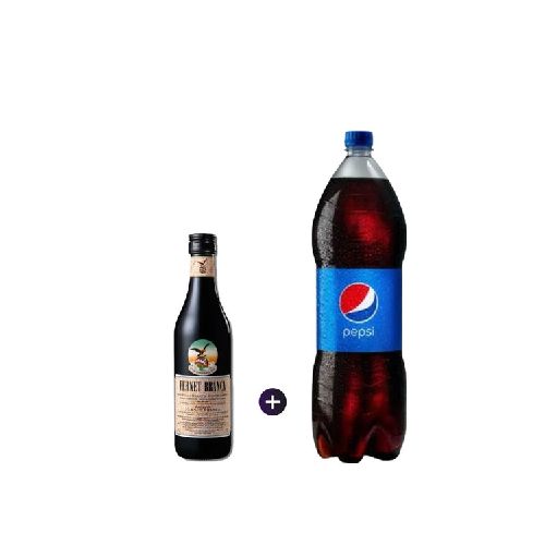 Fernet branca 450ml + Pepsi regular o black 2LT