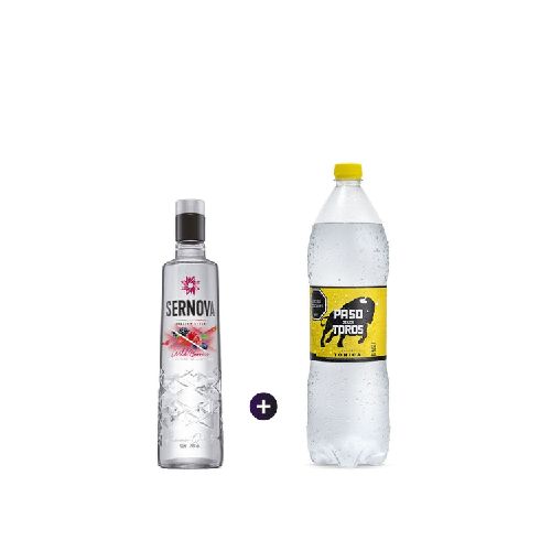 Vodka Sernova Wildberries 700ml + Tónica Regular o Sin azúcar PDT 1.5lt