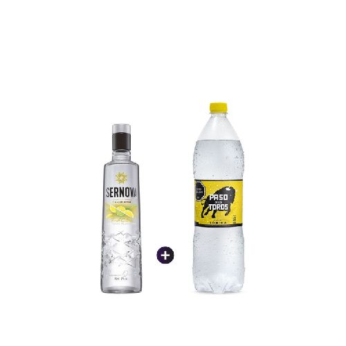 Vodka Sernova Citrus 700ml + Tónica Regular o Sin Azúcar PDT 1.5LT  Tienda La Oriental