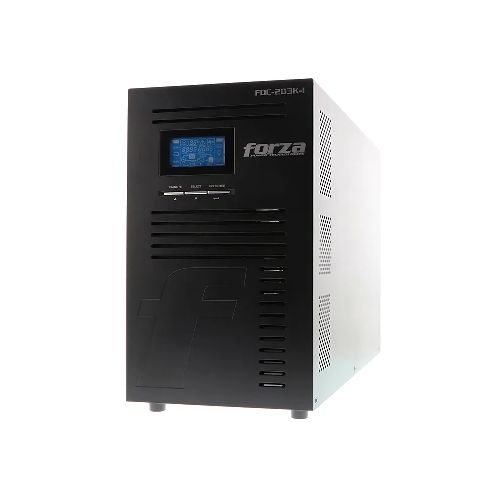 Forza UPS 3000VA 3000W 9 salidas IEC LCD Torre 220V 3kVA (FDC-203K-I)