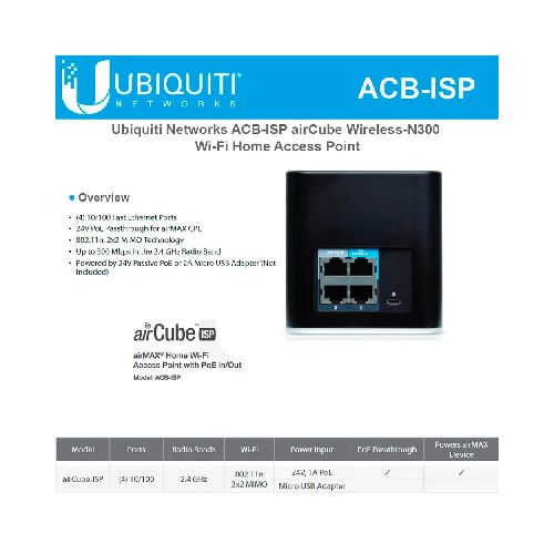 Ubiquiti UniFi Access Point airCube ISP AP (ACB-ISP)