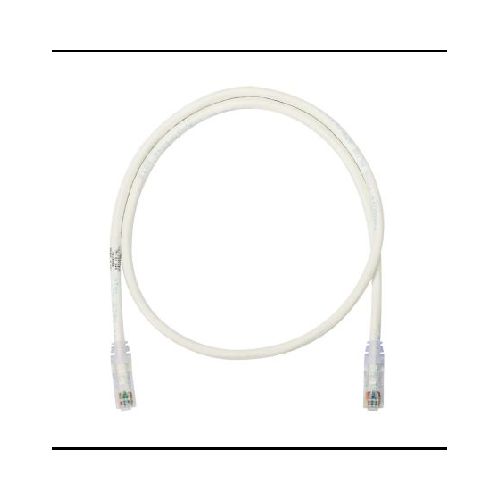 Panduit Patch Cord UTP NetKey™ Cat6 24 AWG 3 ft Blanco (NK6PC3Y)