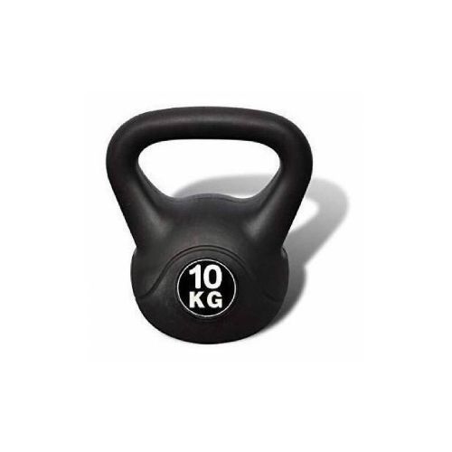 Pesa Rusa Kettlebell De Mano Recubierta De Plastico 10 Kg