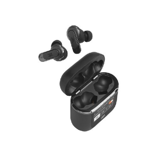 JBL Tour Pro 2 - Auriculares inalámbricos con micro - en oreja - Bluetooth - cancelación de sonido activo - negro