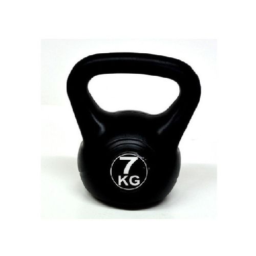 Pesa Rusa Kettlebell De Mano Recubierta De Plastico 7 Kg