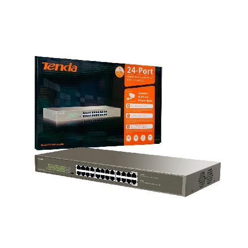 Switch Tenda PoE 24 puertos gigabit 250W