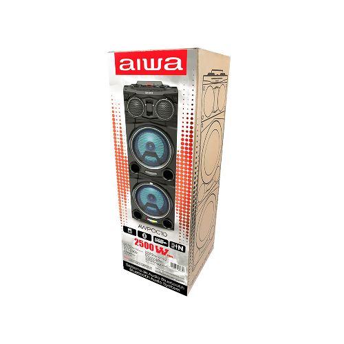 Parlante Bt Aiwa Awpoc10 Estéreo 2.0 2500w Pmpo Led