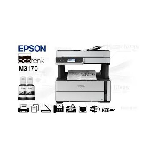 Epson M3170 - Impresora / Escáner / Copiadora - Chorro de tinta - Monocromo - Wi-Fi / USB 2.0 - A4 (210 x 297 mm) / A6 (