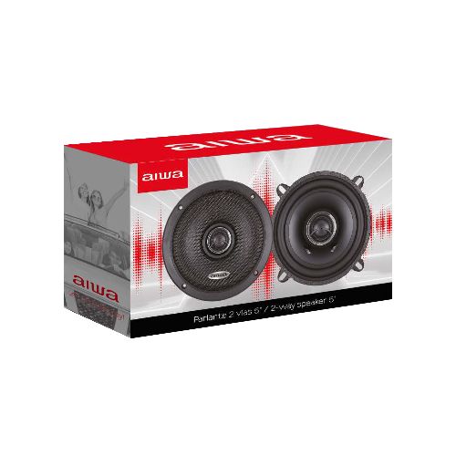 Parlante de 2 Vías 5'' Para Auto Aiwa Aws1365p 100w