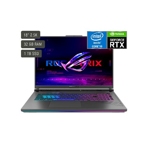 Notebook Gaming Asus Rog Strix 18'' Core I9 32gb 1tb Win11 Rtx4080