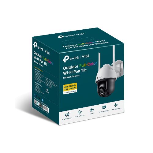 Cámara Seguridad Ext Tp-Link Vigi C540 360° Wi-Fi Color Día Noche 2K 4mp