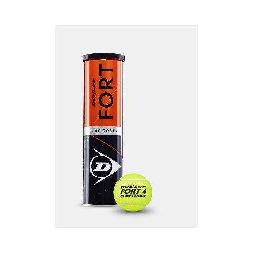 PELOTA DE TENIS FORT CLAY COURT X4 - DUNLOP