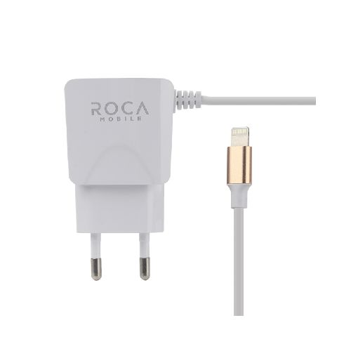 Cargador Inteligente ROCA 2.1A 1 USB Lightning