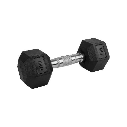 Mancuerna Hexagonales Hierro Recubierto Dumbbell 5kg